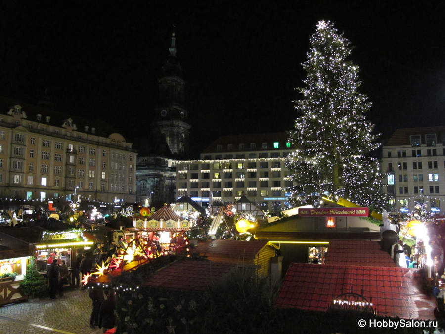 Рождественская ярмарка в Дрездене - 2015