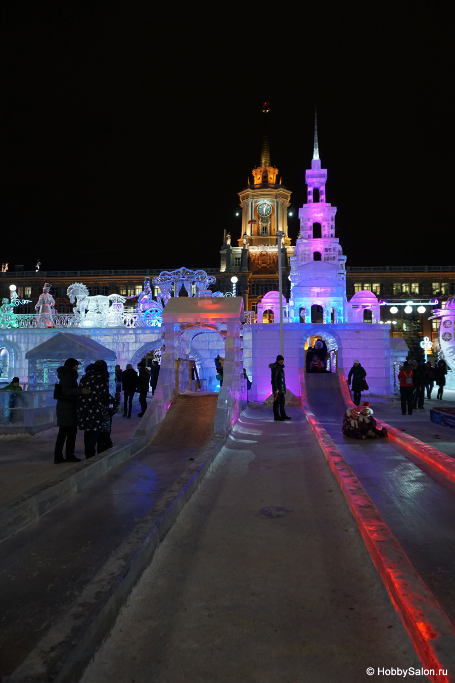 Ледовый городок, Екатеринбург, 2017–2018