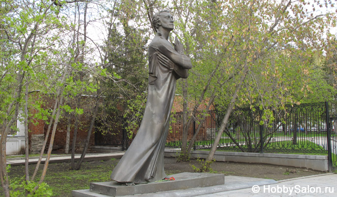 Памятник А. С. Пушкину в Литературном квартале Екатеринбурга