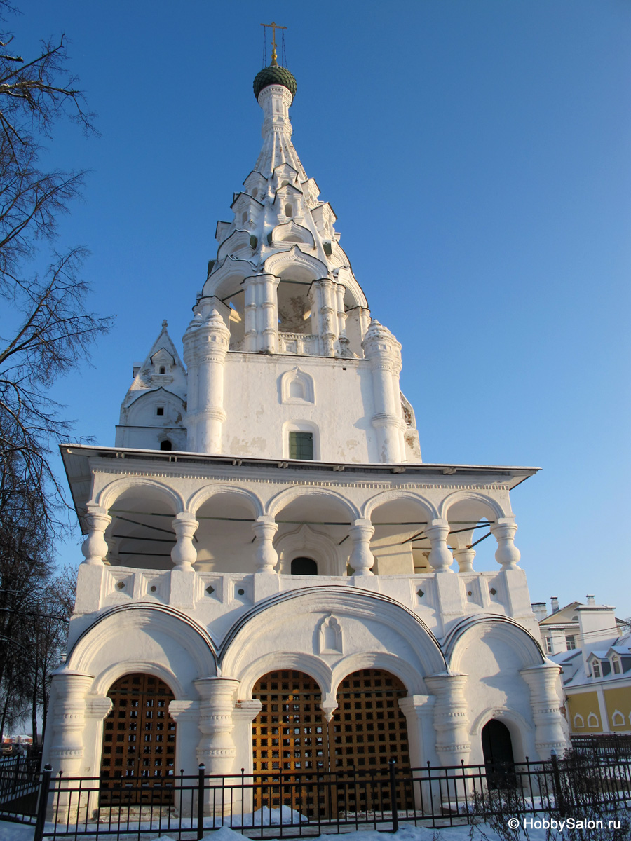 Колокольня храма Рождества Христова в Ярославле