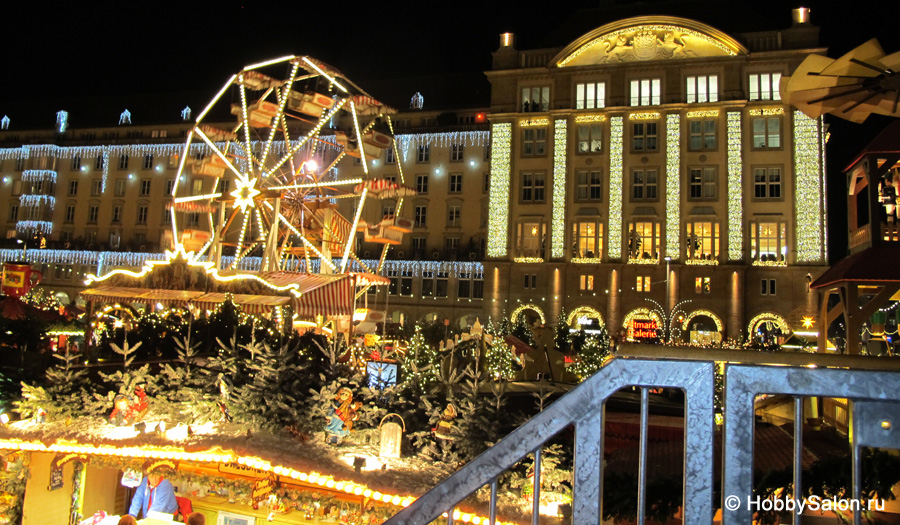 Рождественская ярмарка в Дрездене - 2015