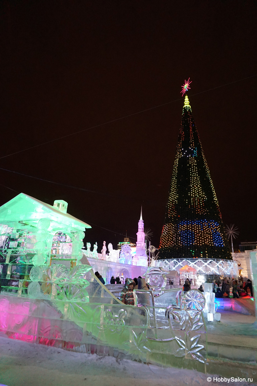 Ледовый городок, Екатеринбург, 2017–2018