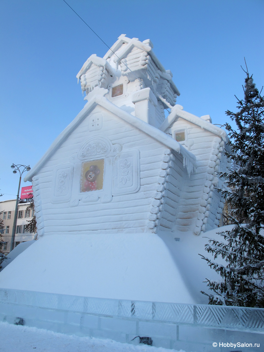 Ледовый городок в Екатеринбурге, фото