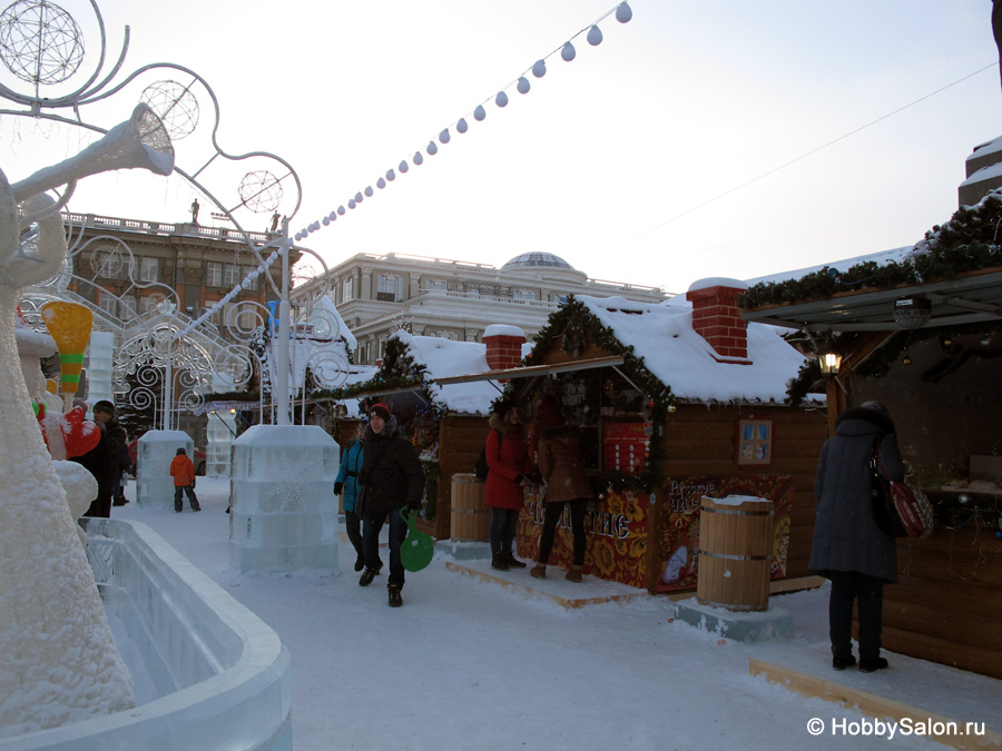 Ледовый городок в Екатеринбурге, фото