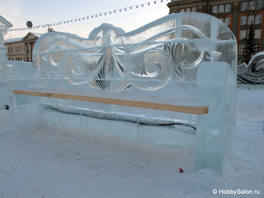 Ледовый городок в Екатеринбурге, фото