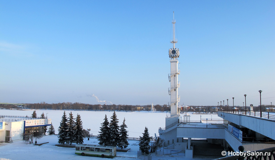 Часовая башня Ярославского речного вокзала