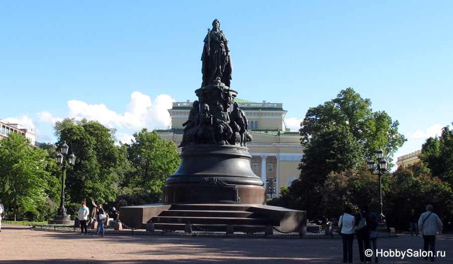 Фото екатерины 2 в санкт петербурге